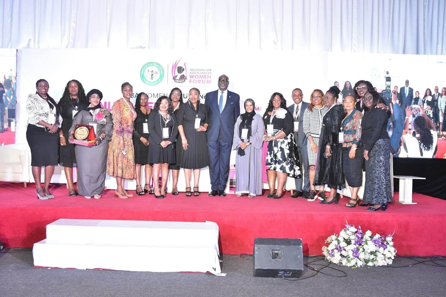NBA Women Forum Annual Conference Cross Section with NBA President